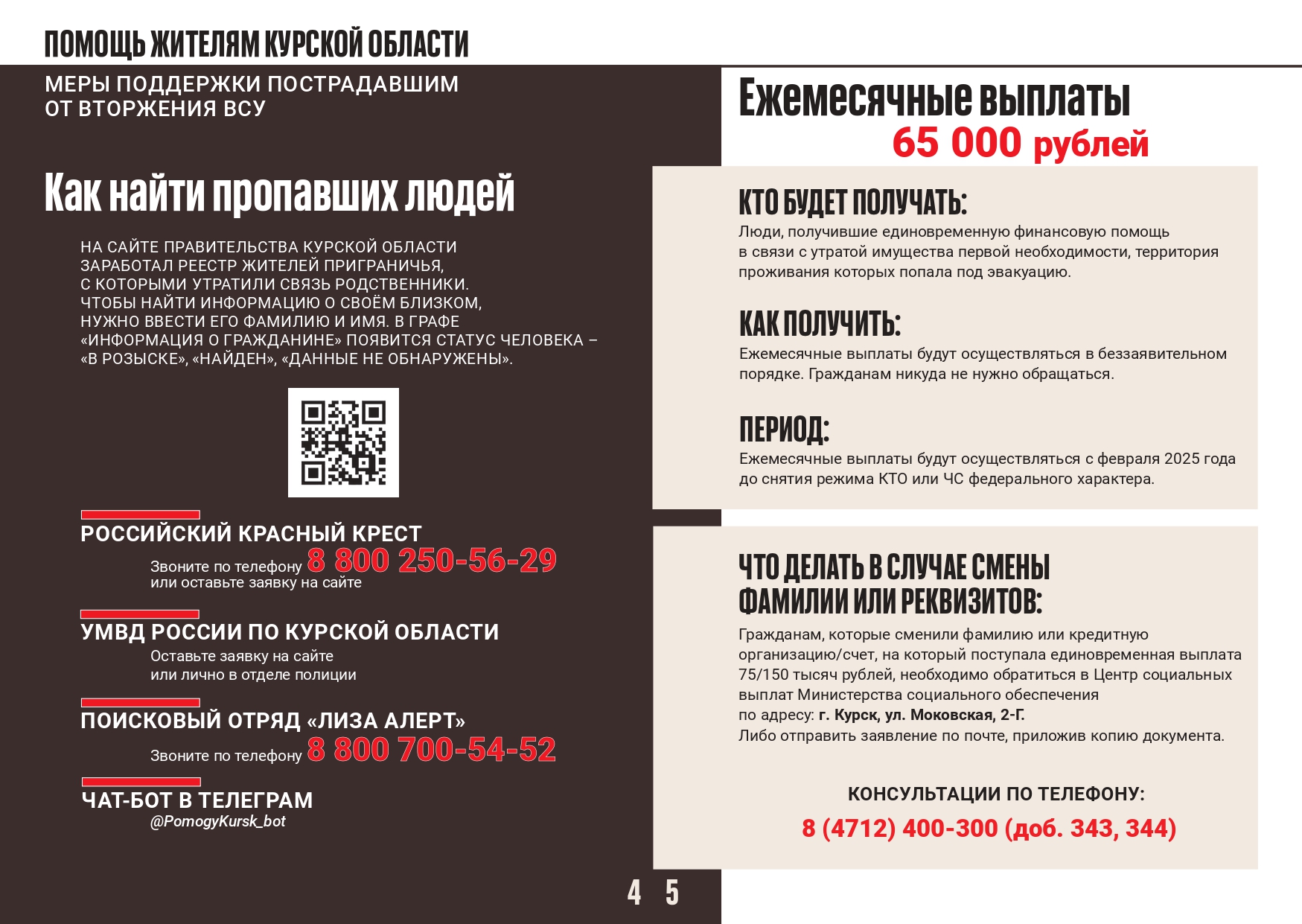 Меры поддержки 1