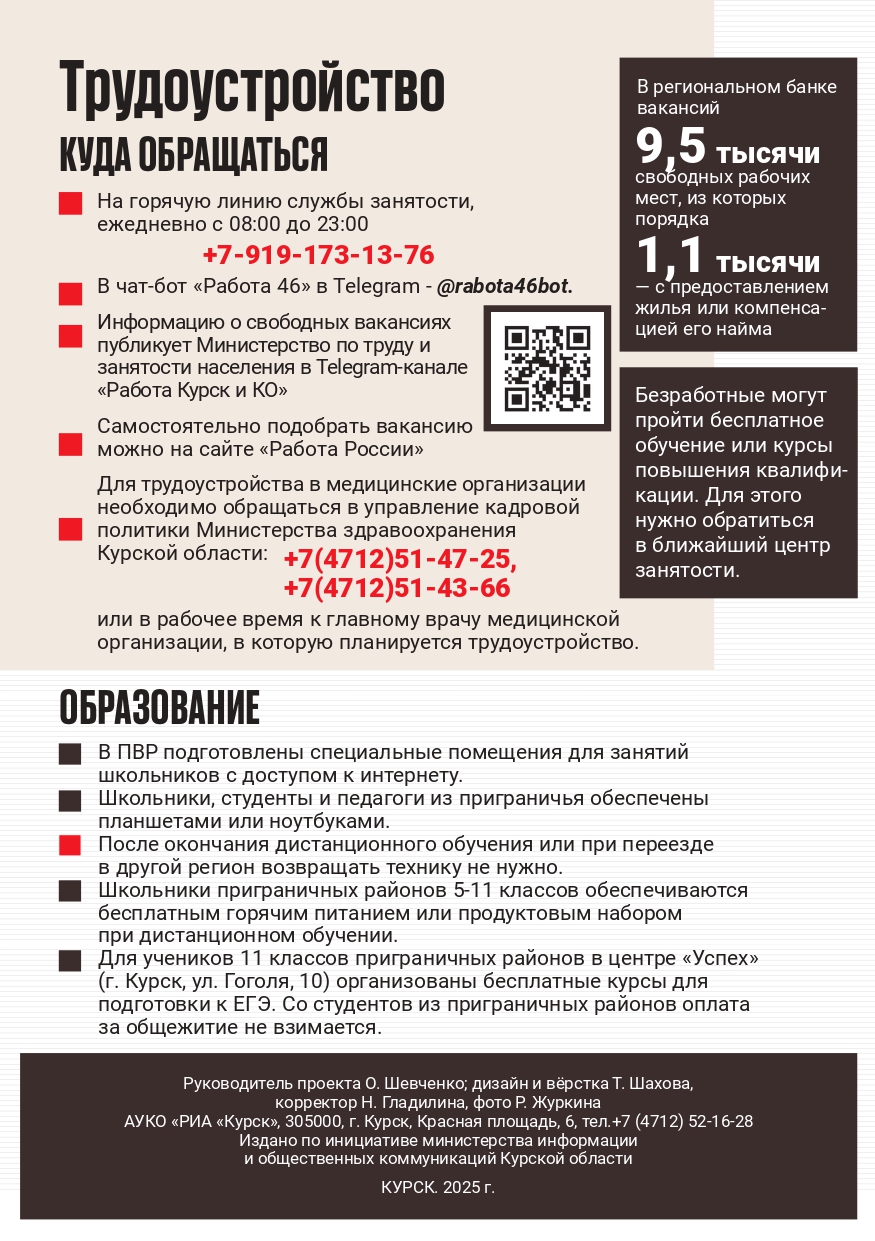 Меры поддержки 1